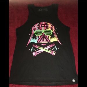 Darth Vader in Neon Tank Top